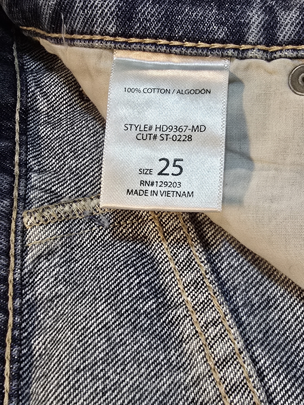 🔥 NWT Hidden Jeans Nori Wide Leg Front Seam Denim - Size 25 🔥 - Picture 14 of 15
